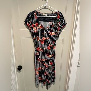 NWOT Bobbie Brooks Plus Size Floral Midi Dress